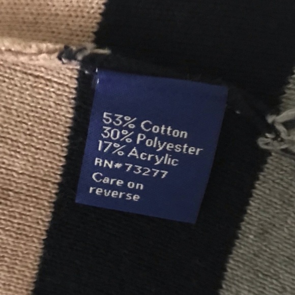 Long Cardigan Striped Apt. 9 size Large - Picture 7 of 7